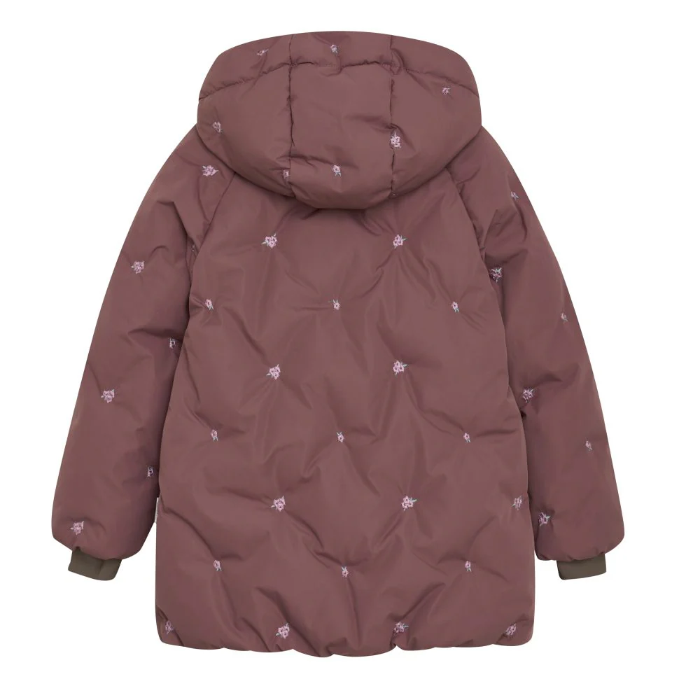 Jacket Puffer W. Embroidery 4612 Rose Taupe