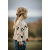 COOL FLOWER CARDIGAN/SANDSHELL