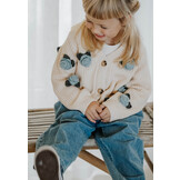 COOL FLOWER CARDIGAN/SANDSHELL