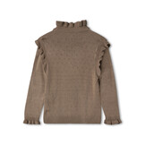 FAME LS BLOUSE/PINE BARK