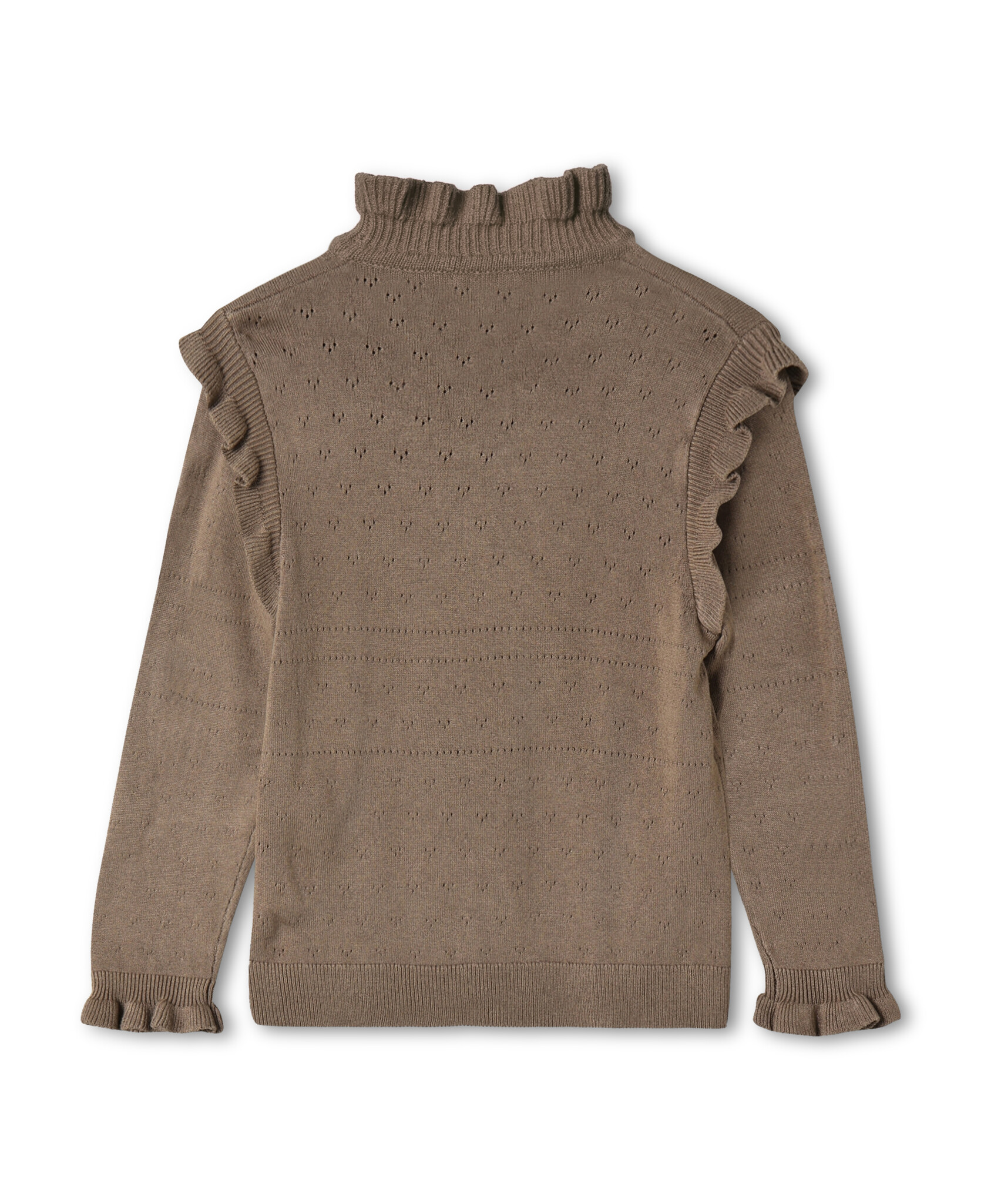 FAME LS BLOUSE/PINE BARK