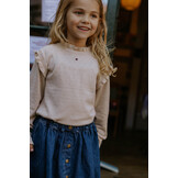 FAME LS BLOUSE/SANDSHELL