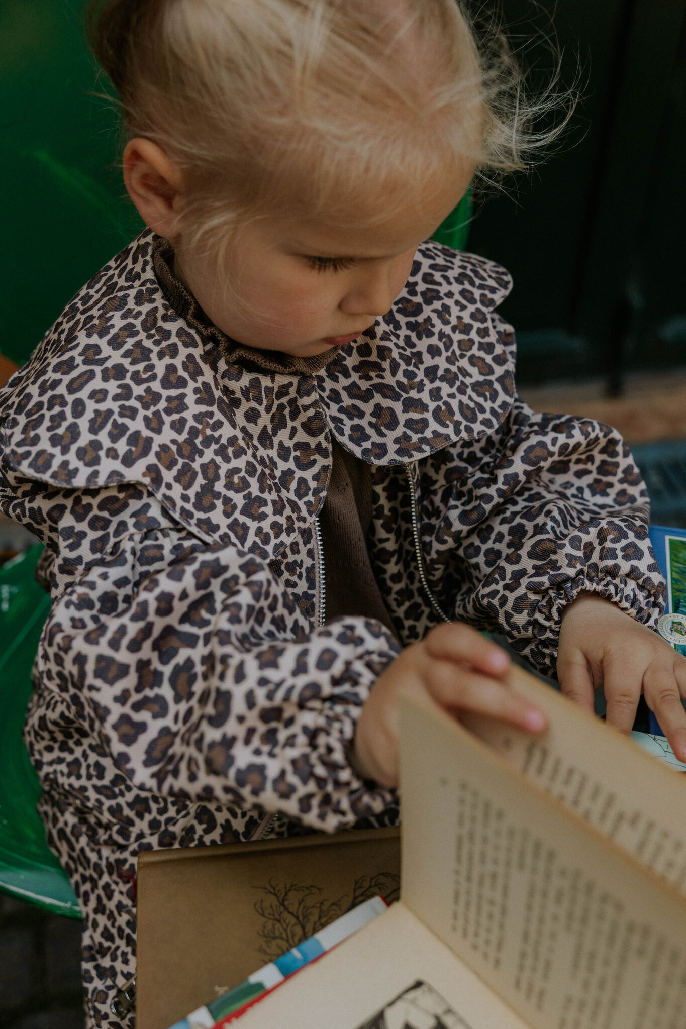 LEO BOMBER JACKET PINE BARK AOP