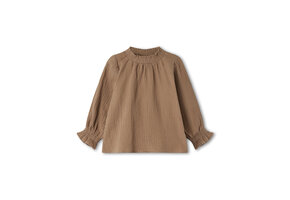 PACO LS BLOUSE PINE BARK