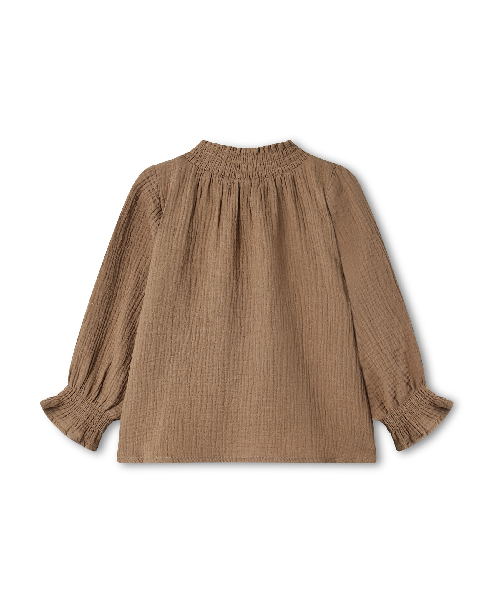 PACO LS BLOUSE PINE BARK