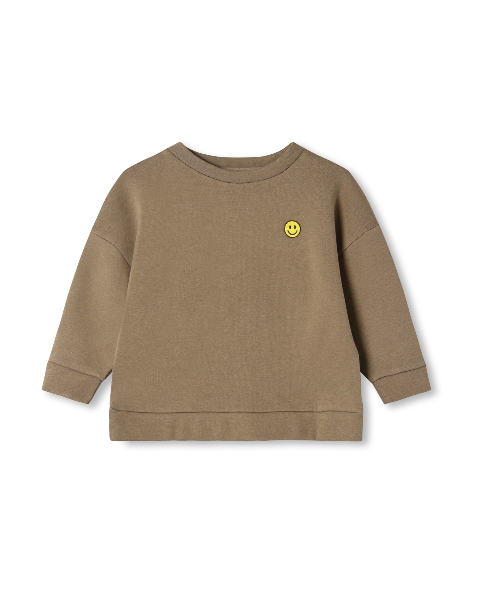 ALVIN LS SMILEY SWEATSHIRT/PINE BARK