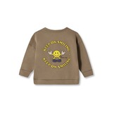 ALVIN LS SMILEY SWEATSHIRT/PINE BARK
