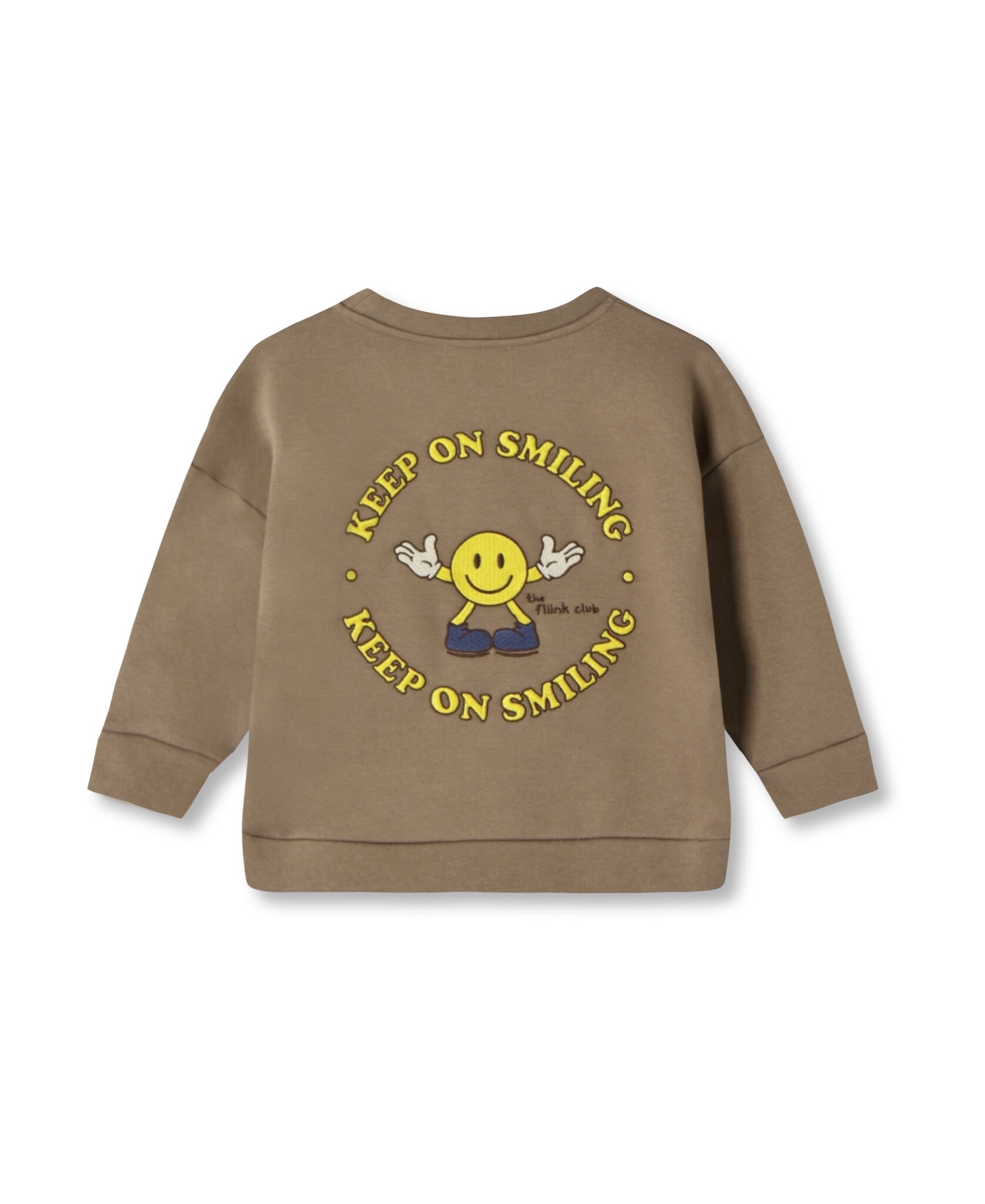 ALVIN LS SMILEY SWEATSHIRT/PINE BARK