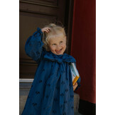 CAMMA BOW DRESS INSIGNIA BLUE