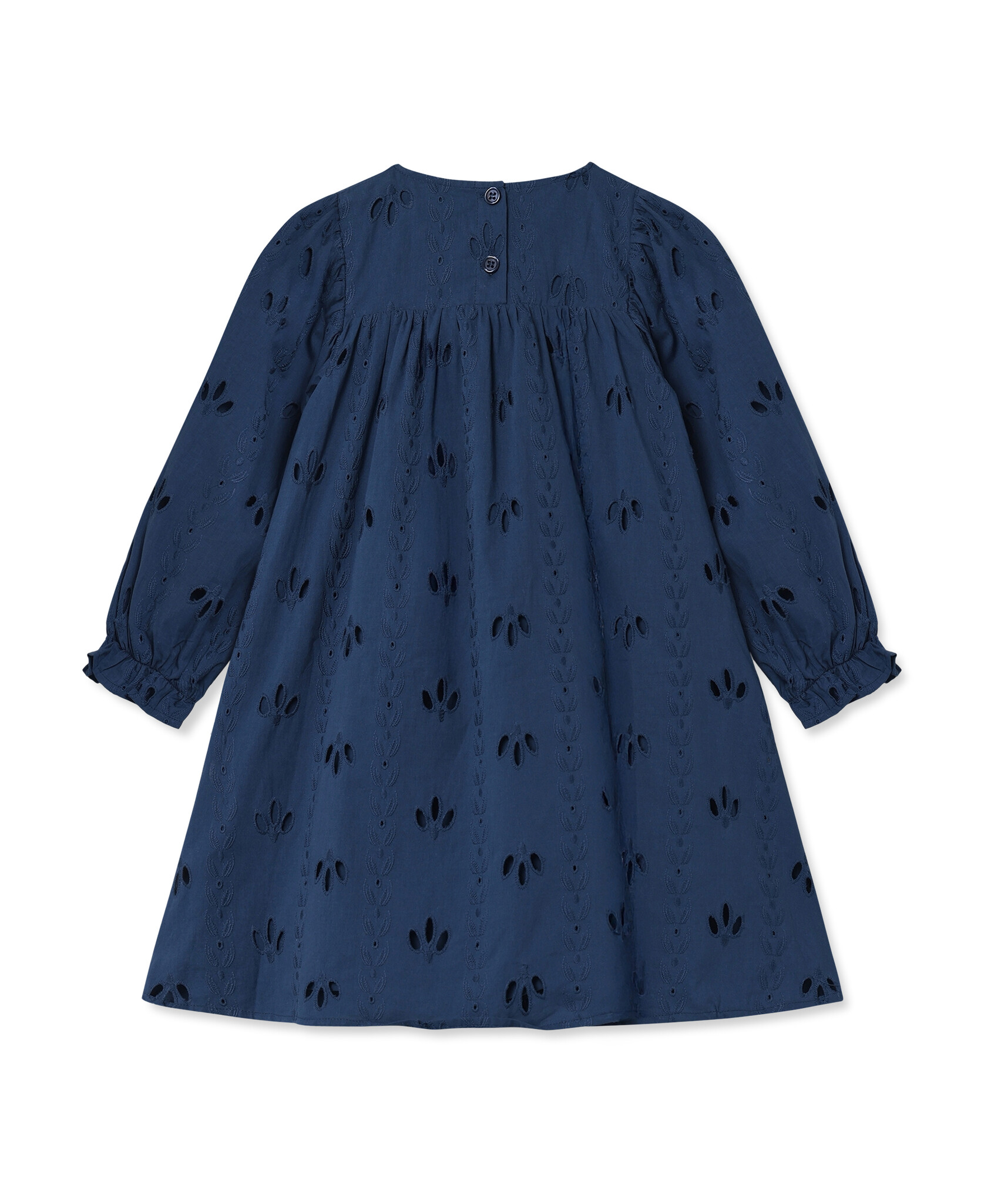 CAMMA BOW DRESS INSIGNIA BLUE