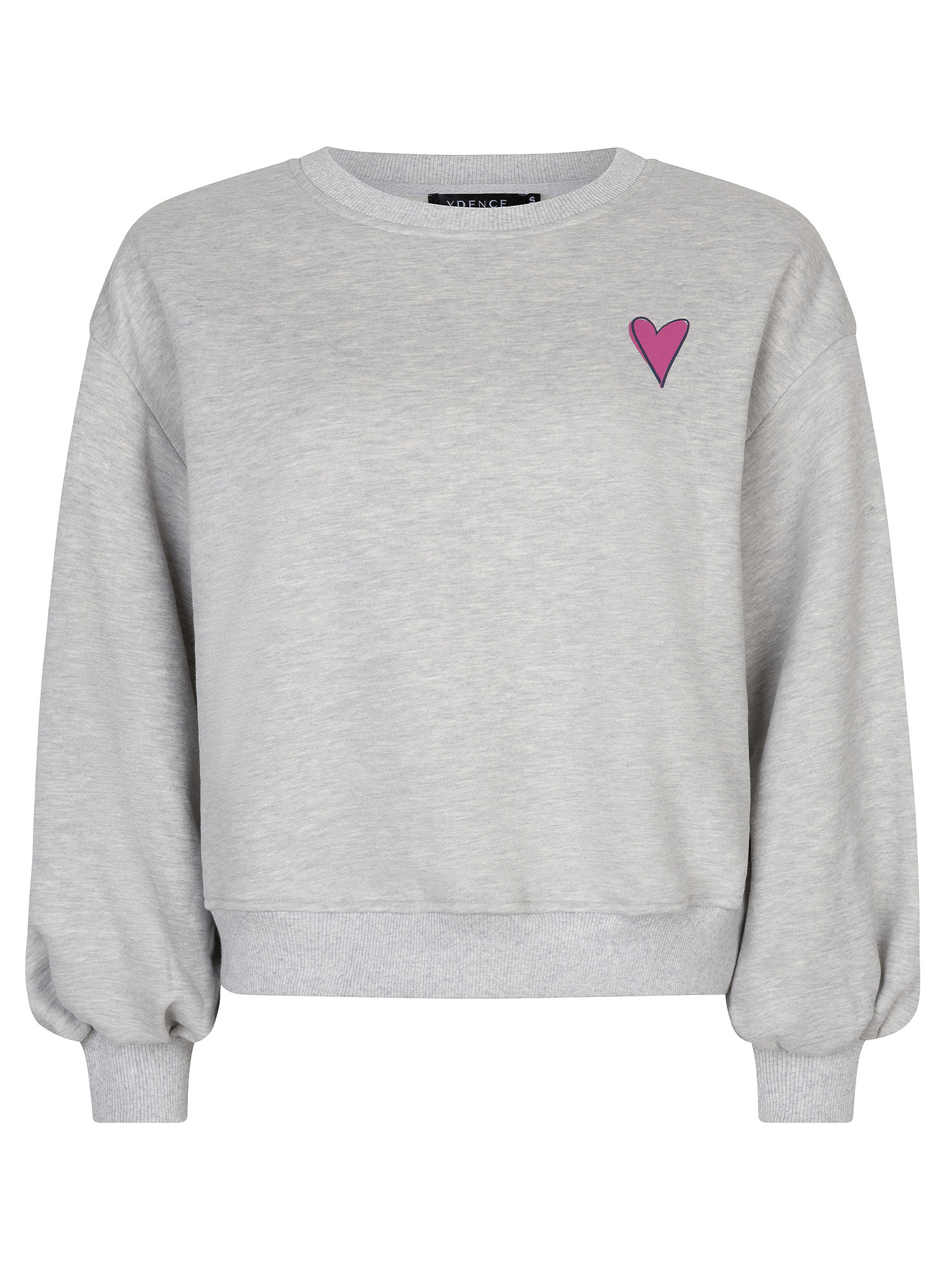 Sweater Love letter Grey melange