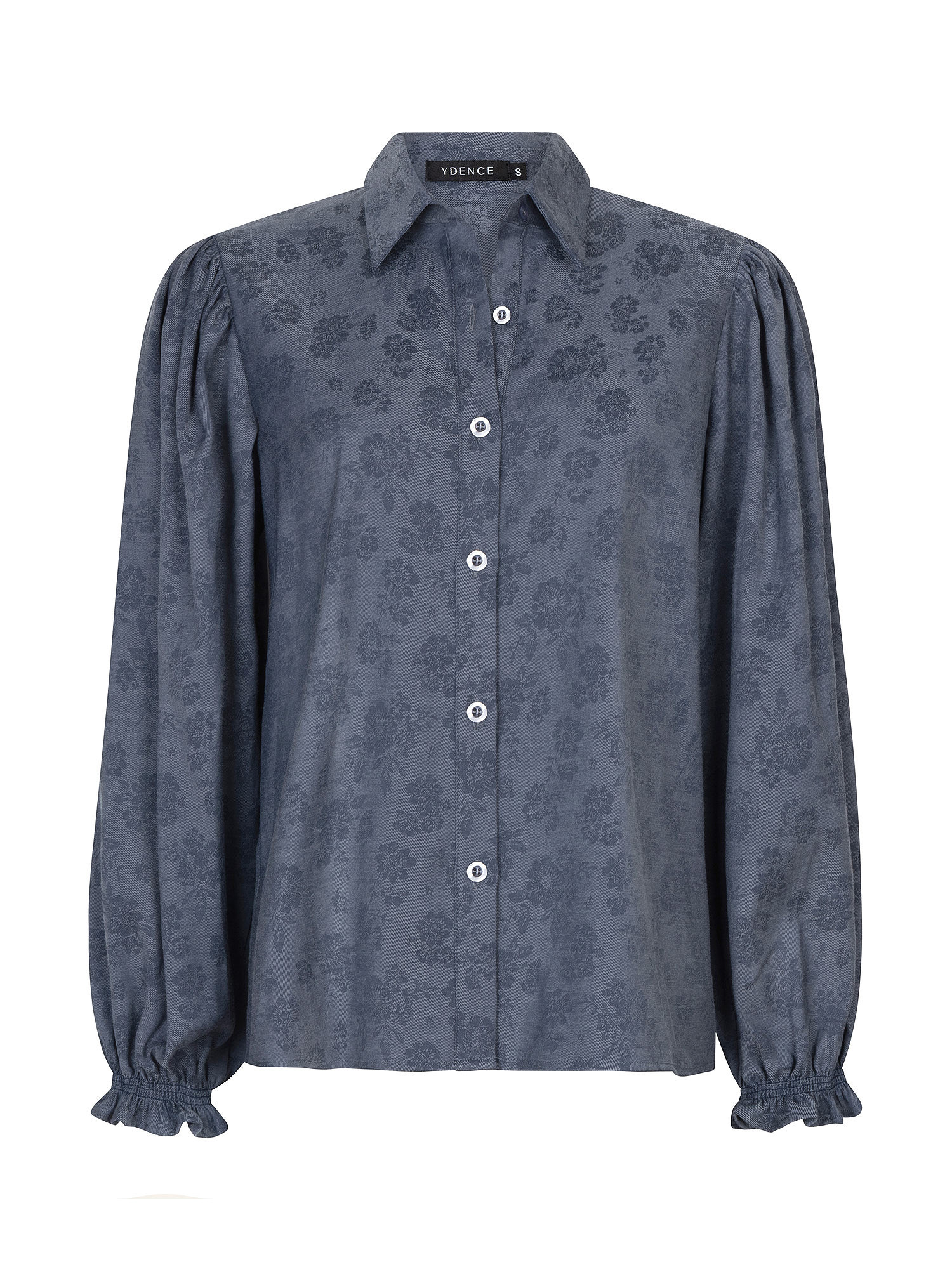 Blouse Beaudine Denim flower