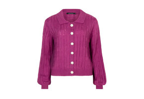 Knitted top Colette Pink purple