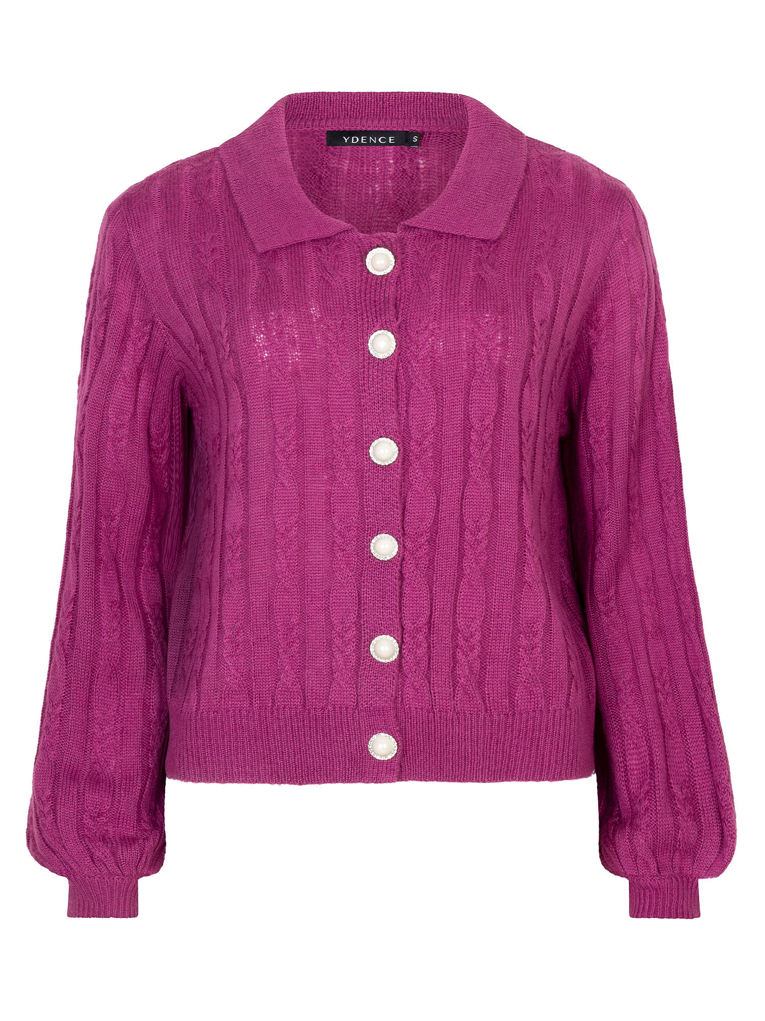 Knitted top Colette Pink purple