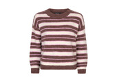 Knitted sweater Aria Mocha/ecru