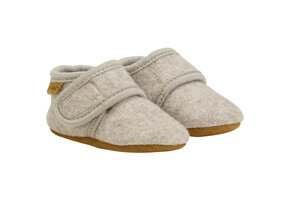 Baby Wool slippers Sand Melange