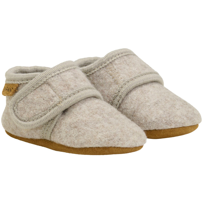 Baby Wool slippers Sand Melange