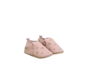 Slippers Suede Emb. Misty Rose