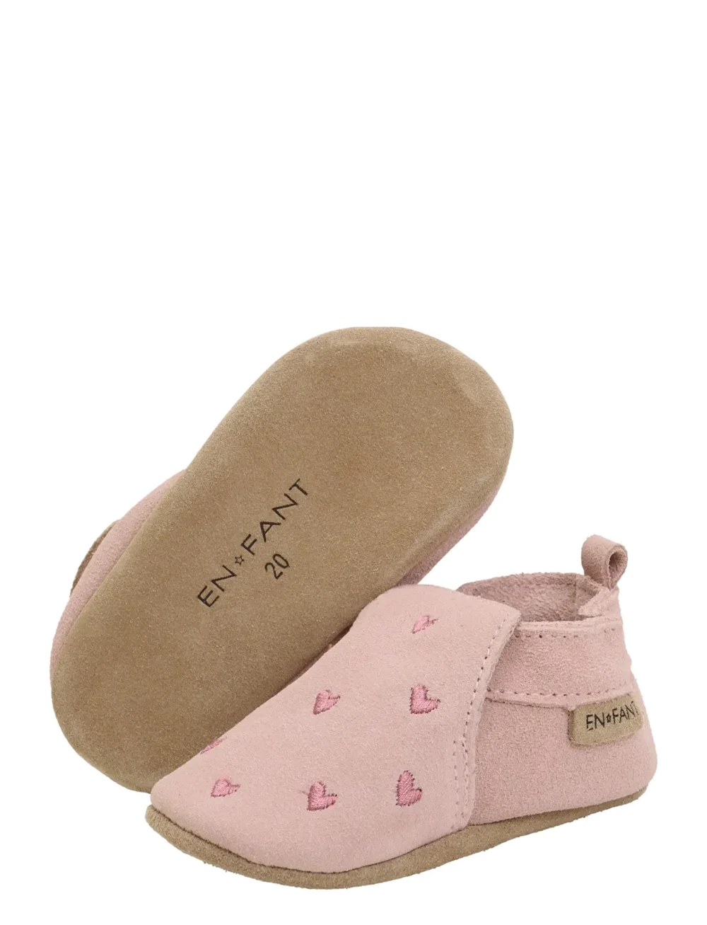 Slippers Suede Emb. Misty Rose