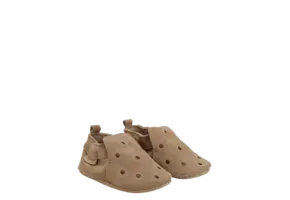 Slippers Suede Emb. Pine Bark