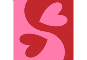 Magneettegeltje Yingyang Hearts