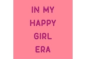 Magneettegeltje Happy Girl Era