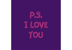 Magneettegeltje P.S. I Love You