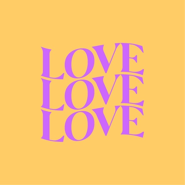 Magneettegeltje Love