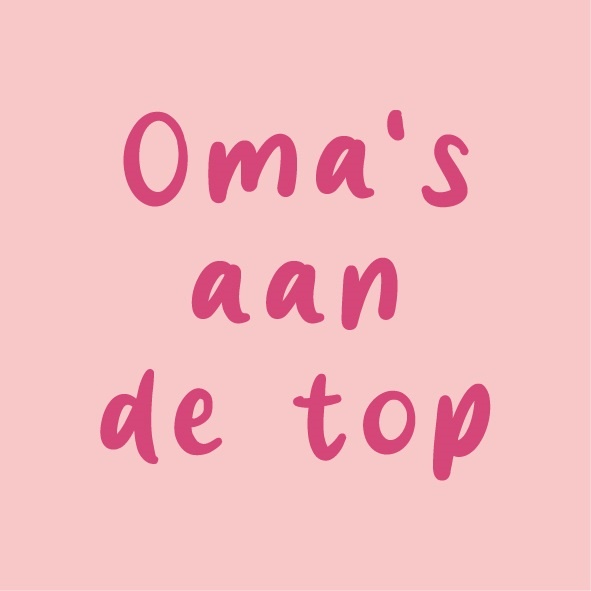 Magneettegeltje Oma's Aan De Top