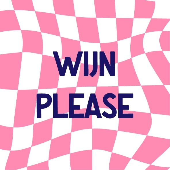 Magneettegeltje Wijn Please