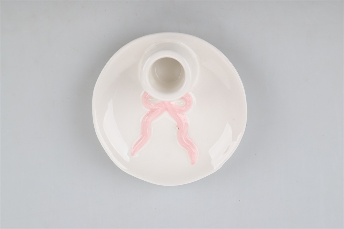 Aardewerk Kaarsenstandaard Plateau Bow S