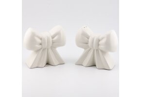 Aardewerk Peper En Zoutstel Bows Beige