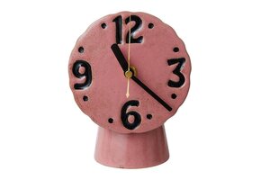 Retro Ceramic Clock | Pink