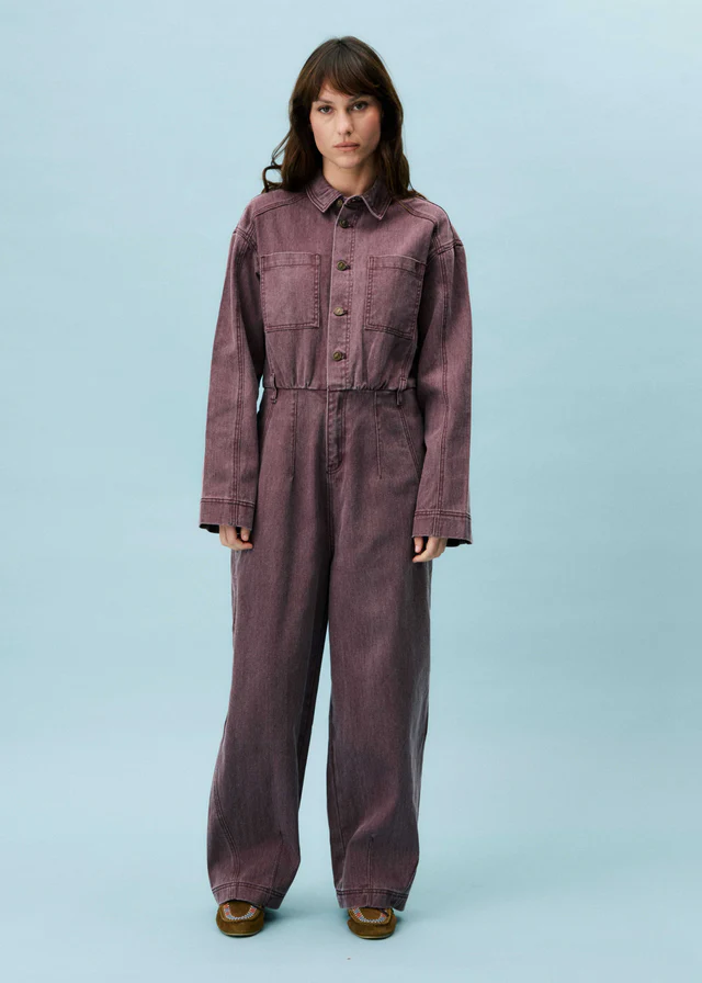 Combi Broek Fabiana Aubergine