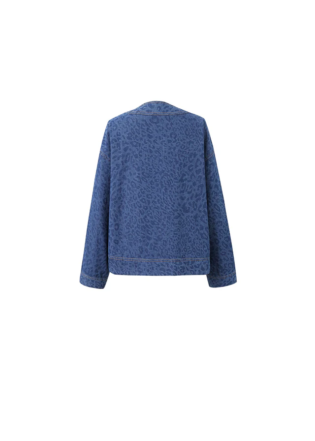 Brunelle Jeansblauwe Jas