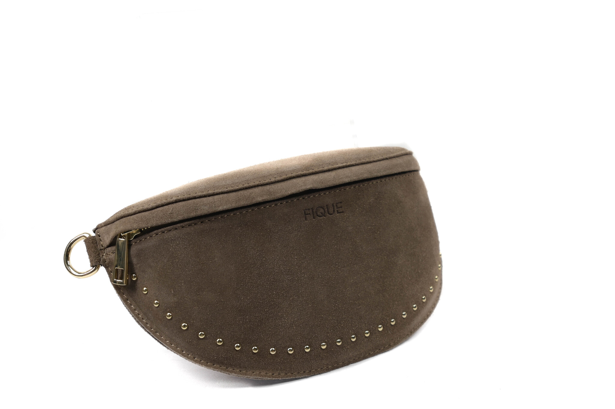 Tess Bag Taupe Suede Goud
