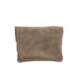 Wallet Rose Taupe Suede