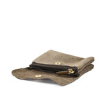 Wallet Rose Taupe Suede