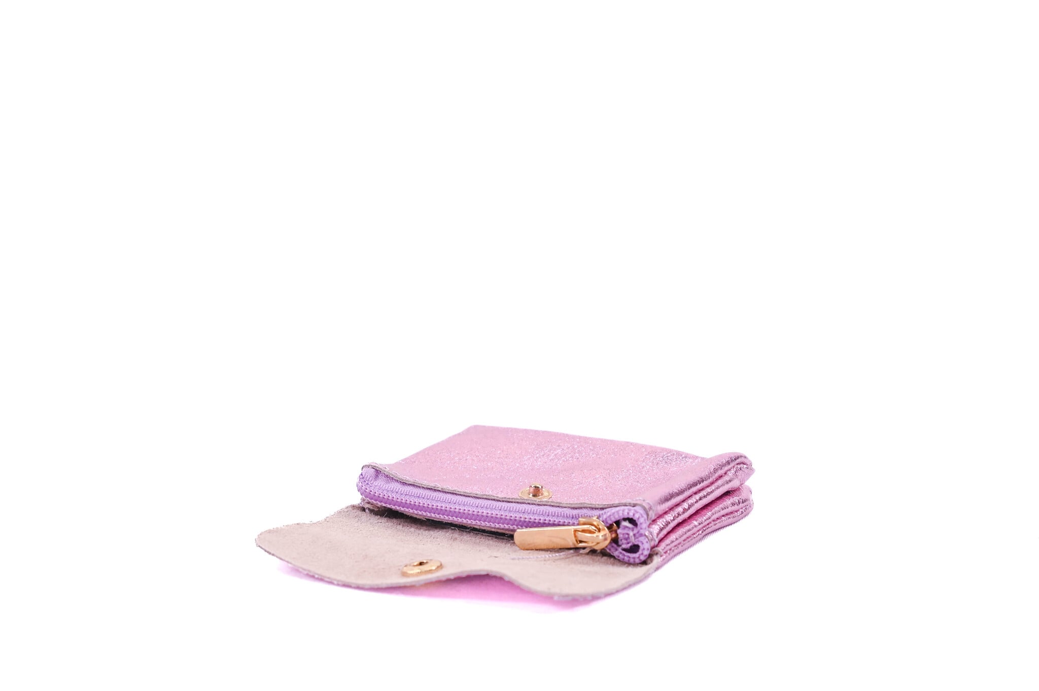 Wallet Rose Light Pink Metallic