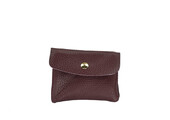 Wallet Rose Burgundy Leather