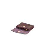 Wallet Rose Burgundy Leather