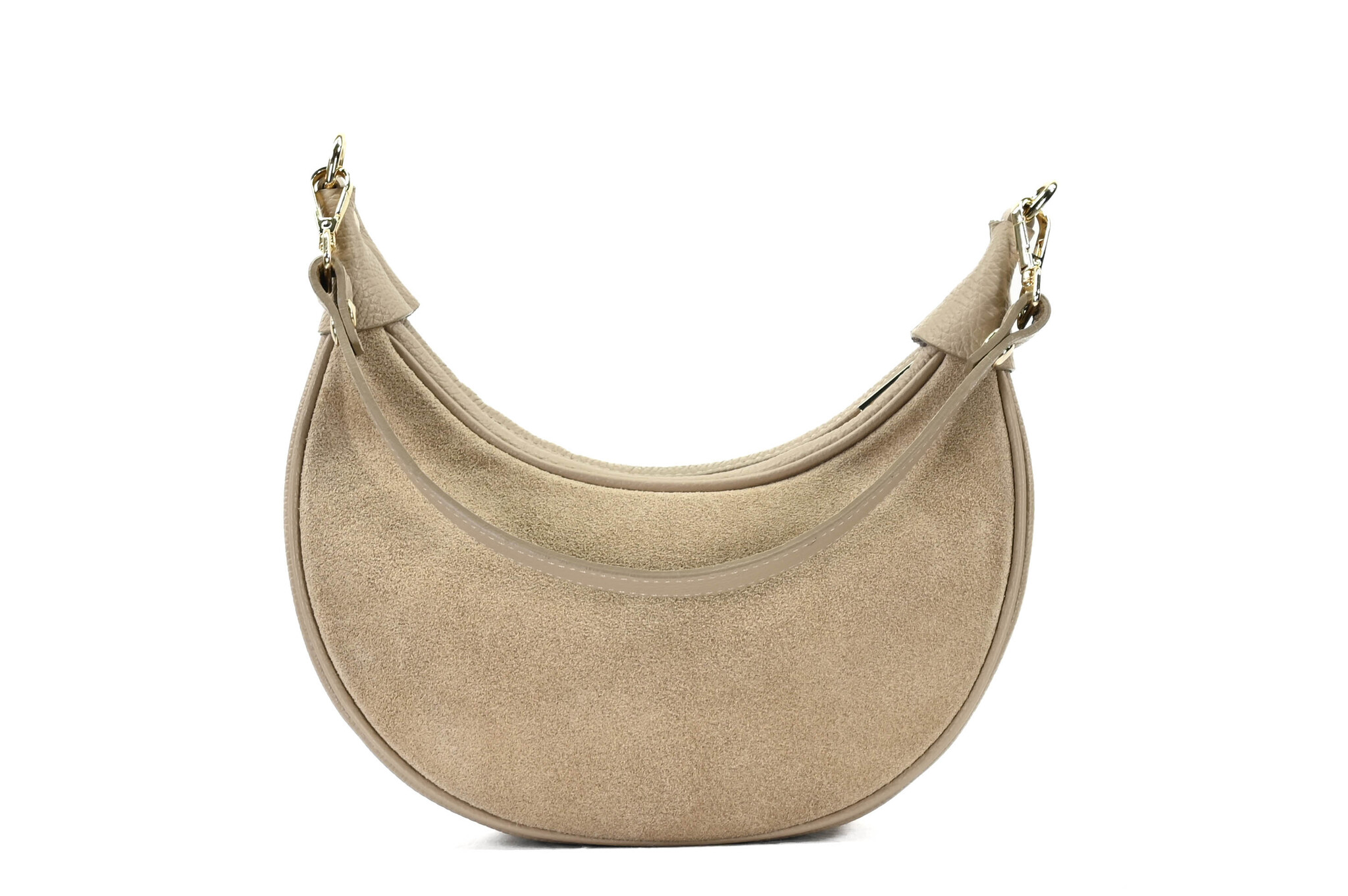 Linn bag Beige Suede