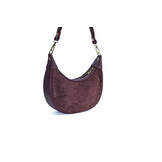 Linn bag Burgundy suede