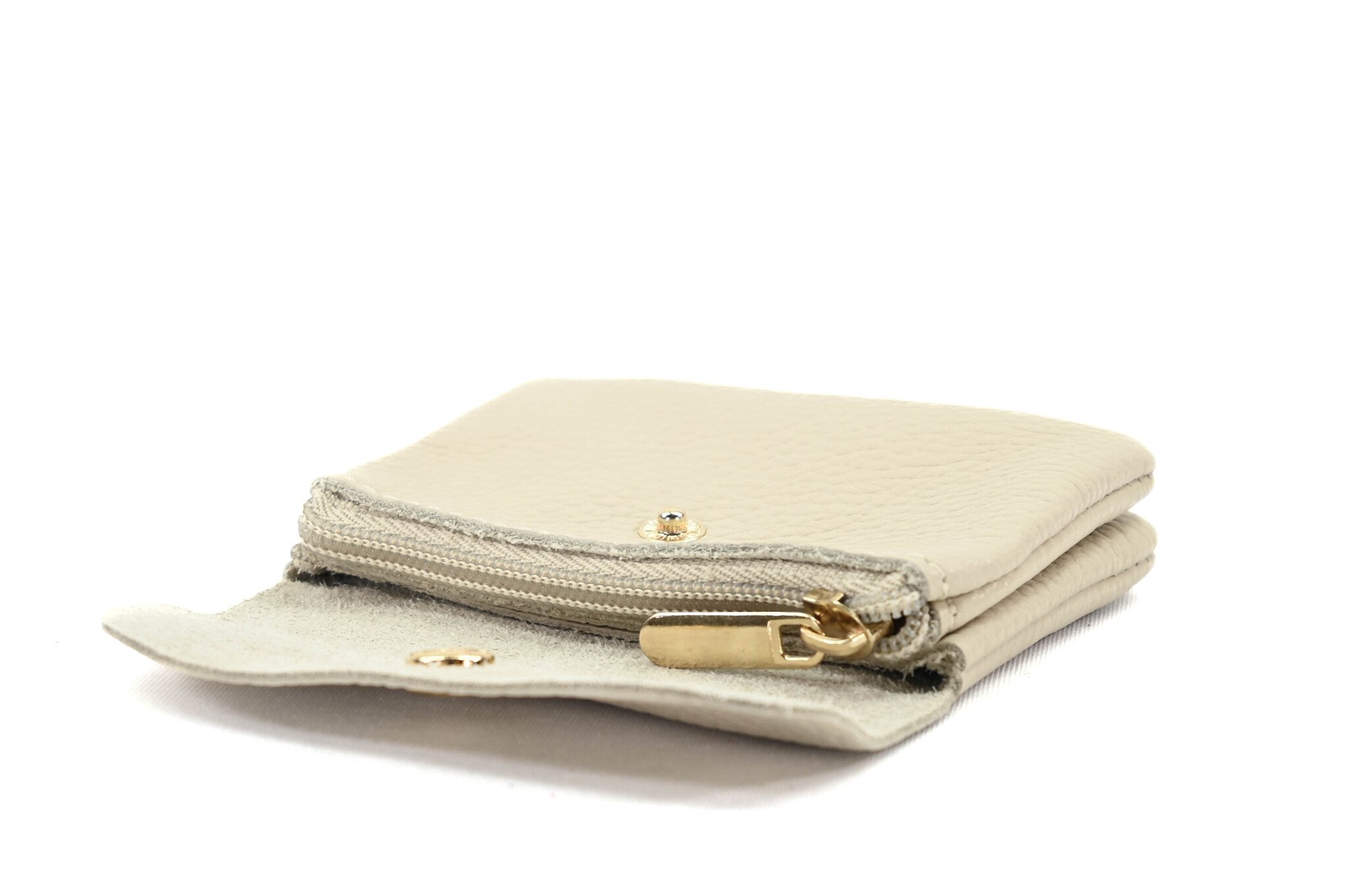 Wallet Rose Creme Leather