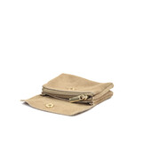 Wallet Rose Beige Suede