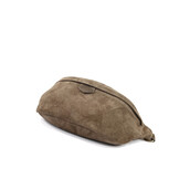 Cleo Bag Taupe Suede goud