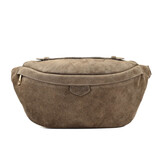 Cleo Bag Taupe Suede goud