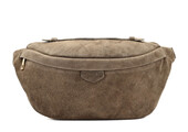 Cleo Bag Taupe Suede goud