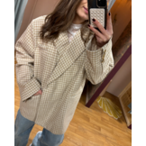 Blazer Celine Checked Beige