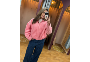 Jacket Curduroy Hot Pink